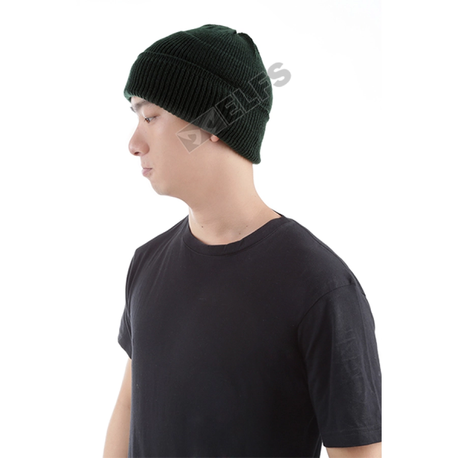 KUPLUK Beanie Hat Kupluk Rajut Polos Hijau Tua 3 to3_kupluk_rajut_polos_it_2_copy