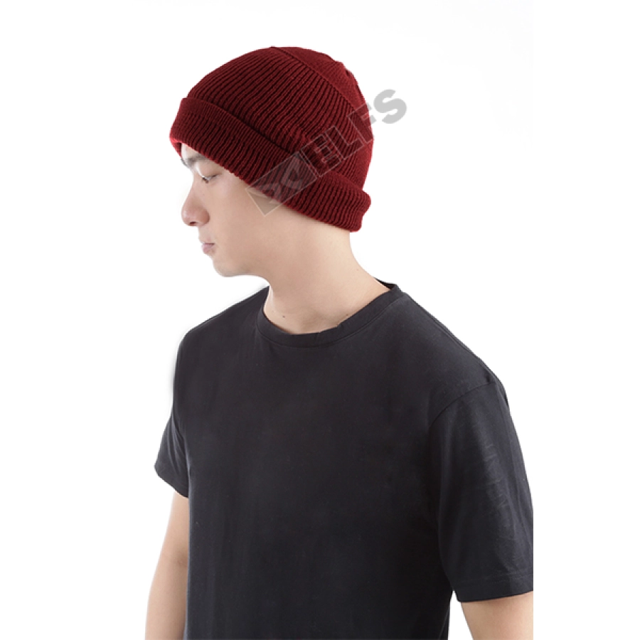 KUPLUK Beanie Hat Kupluk Rajut Polos Maroon 3 to3_kupluk_rajut_polos_mo_2_copy