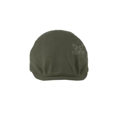 TOPI PELUKIS Topi Flatcap Painter Canvas Polos Hijau Army 3 to3_painter_canvas_ia_2