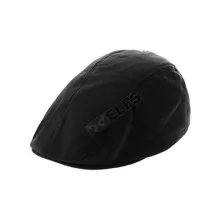 TOPI PELUKIS Topi Flatcap Painter Katun Polos Hitam