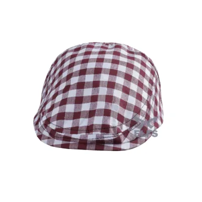 TOPI PELUKIS TOPI FLATCAP PAINTER KATUN KOTAK BESAR MARON 2 to3_painter_kotak_besar_mo1