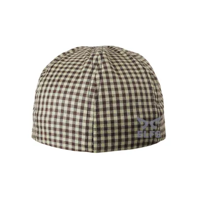 TOPI PELUKIS TOPI FLATCAP PAINTER KATUN KOTAK KECIL COKLAT MUDA 3 to3_painter_kotak_kecil_cm2