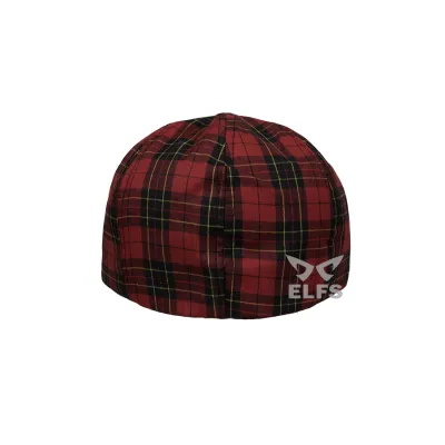 TOPI PELUKIS TOPI FLATCAP PAINTER KATUN TARTAN 2 MARON 3 to3_painter_tartan_2_mo2