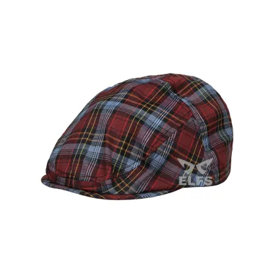 TOPI PELUKIS TOPI FLATCAP PAINTER KATUN TARTAN 2 TOSCA 1 to3_painter_tartan_2_ts0