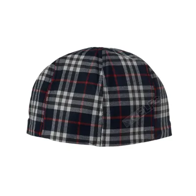 TOPI PELUKIS Topi Flatcap Painter Katun Tartan Garis Biru Dongker 2 to3_painter_tartan_garis_bd_1