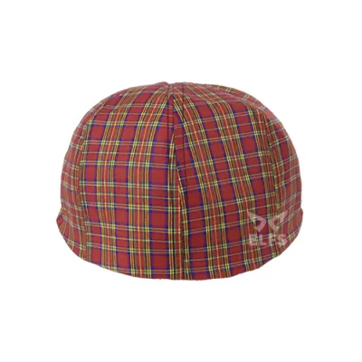 TOPI PELUKIS Topi Flatcap Painter Katun Tartan MKIB Merah Cabe 4 to3_painter_tartan_mkib_mc_3