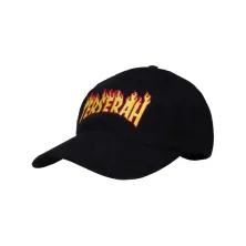 BASEBALL MOTIF Topi Kearifan Lokal Terserah Rapel Bordir Baseball Cap Hitam