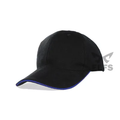 BASEBALL POLOS RAPEL Topi Baseball Cap Rapel Denim Black List Biru Tua 1 to3_rapel_fullcap_black_list_bt_0