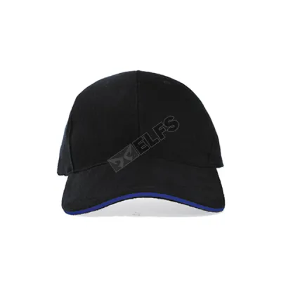 BASEBALL POLOS RAPEL Topi Baseball Cap Rapel Denim Black List Biru Tua 2 to3_rapel_fullcap_black_list_bt_1