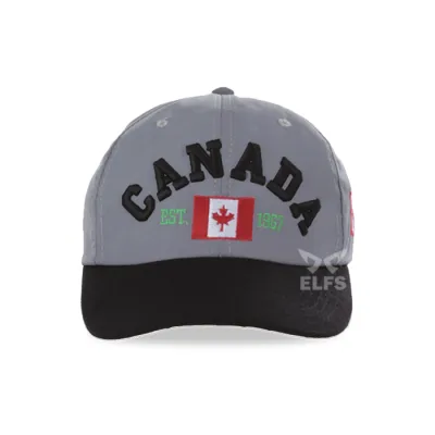 BASEBALL MOTIF Unisex Topi Baseball Rapel Fullcap Canada Abu Tua 2 to3_rapel_fullcap_canada_at_01_copy