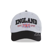 BASEBALL MOTIF Unisex Topi Baseball Rapel Fullcap England Abu Muda