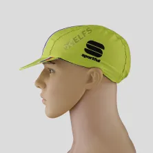 TOPI RIMBA / MANCING Topi Sepeda Cycling Cap Breathable Quick Dry Bike To Work Full Print List Besar Hijau Stabilo