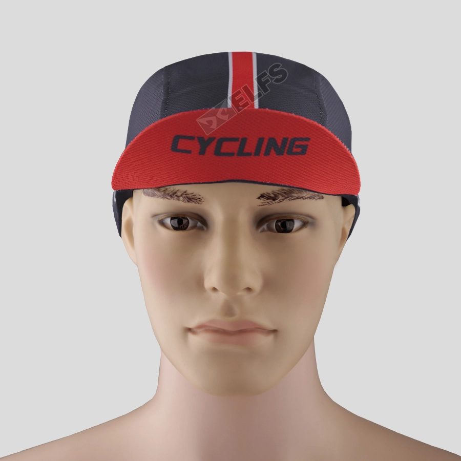 TOPI RIMBA / MANCING Topi Sepeda Cycling Cap Breathable Quick Dry Bike To Work Full Print List Kecil Merah Cabe 3 to3_sepeda_list_kecil_mc_2