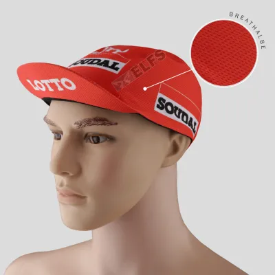 TOPI RIMBA / MANCING Topi Sepeda Cycling Cap Breathable Quick Dry Bike To Work Full Print Orange Lotto 1 to3_sepeda_lotto_soudal_or_0