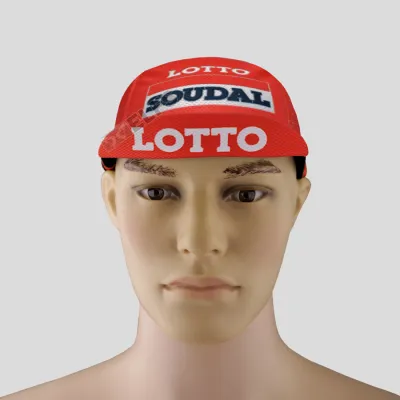 TOPI RIMBA / MANCING Topi Sepeda Cycling Cap Breathable Quick Dry Bike To Work Full Print Orange Lotto 3 to3_sepeda_lotto_soudal_or_2