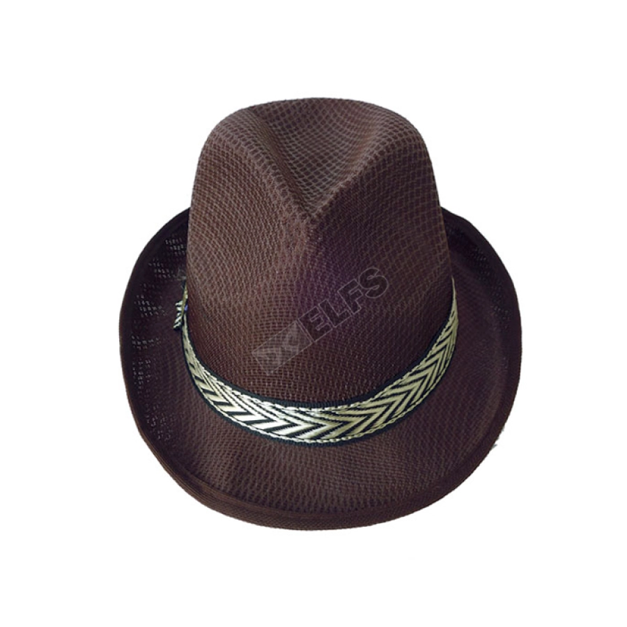 TOPI FEDORA / BUCKET Topi Fedora Tompi Simple Coklat Tua 1 to3_tompi_simple_ct_0