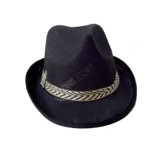 TOPI FEDORA / BUCKET Topi Fedora Tompi Simple Hitam