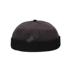 PECI Topi Peci Miki Hat Kupluk Muslim Kanvas 2 Tone Abu Tua