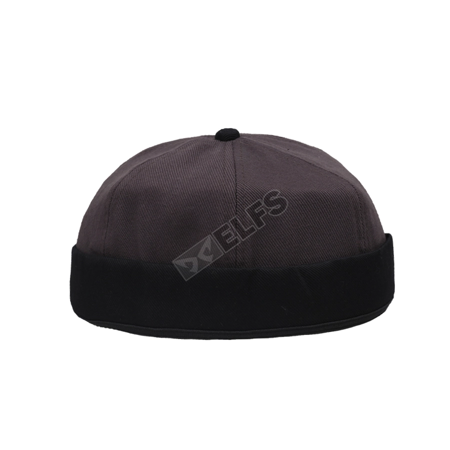 PECI Topi Peci Miki Hat Kupluk Muslim Kanvas 2 Tone Abu Tua 1 to3_topi_peci_canvas_miki_hat_2tone_at0