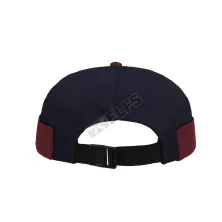 PECI Topi Peci Miki Hat Kupluk Muslim Kanvas 2 Tone Biru Dongker