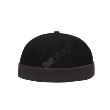 PECI Topi Peci Miki Hat Kupluk Muslim Kanvas 2 Tone Hitam