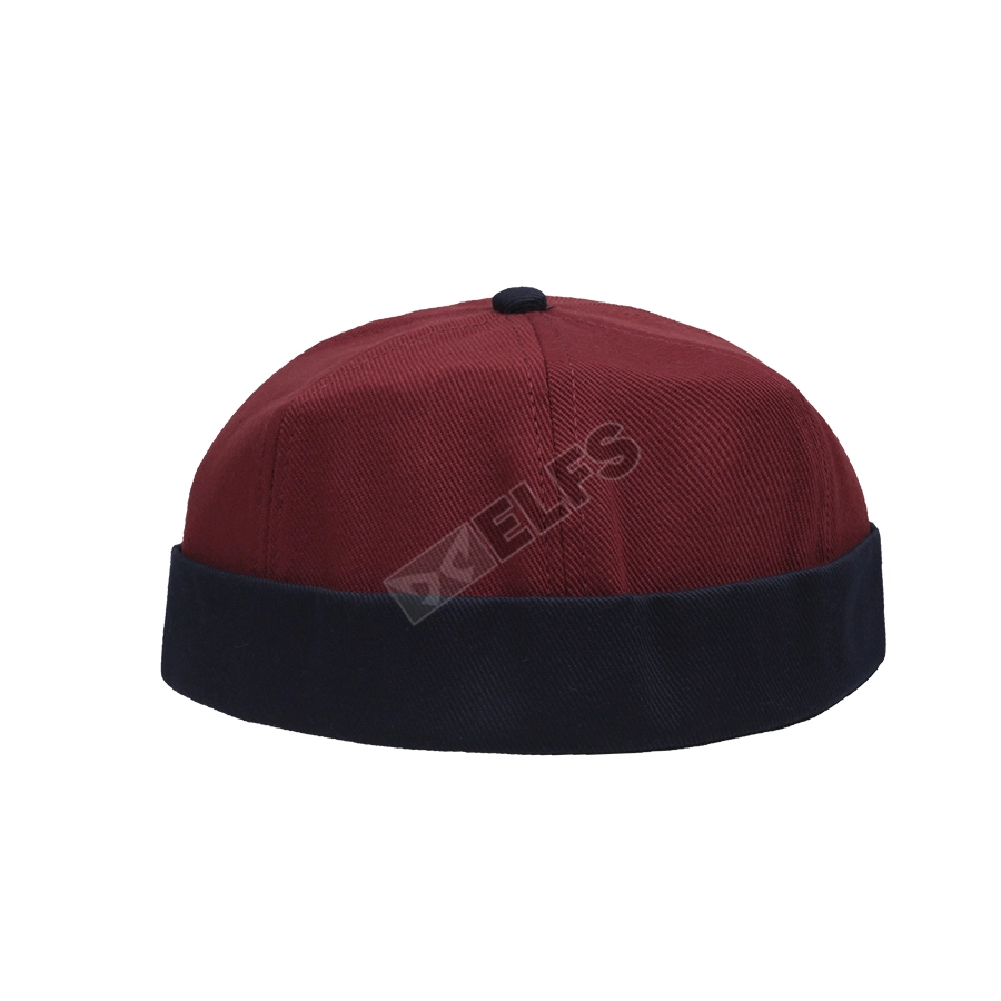 PECI Topi Peci Miki Hat Kupluk Muslim Kanvas 2 Tone Maron 1 to3_topi_peci_canvas_miki_hat_2tone_mo0