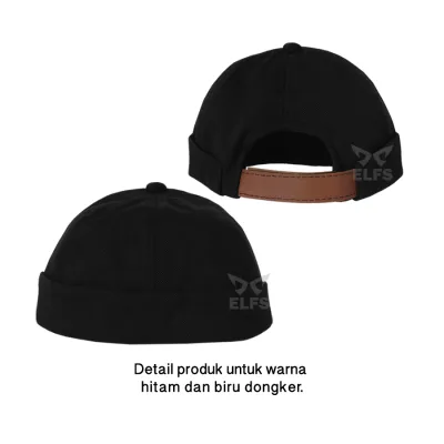 PECI Topi Peci Miki Hat Kupluk Muslim Biru Dongker 3 to3_topi_peci_canvas_miki_hat_bd_2