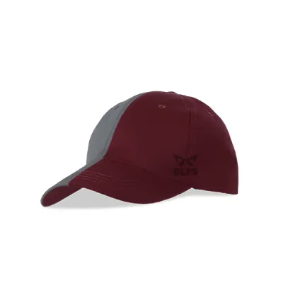 BASEBALL POLOS TWILL Unisex Topi Baseball Basic Twill Baseball Cap 2 Tone Abu Muda Maroon 1 to3_twill_baseball_cap_2tone_am_mo_0