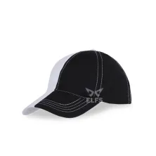 BASEBALL POLOS TWILL Unisex Topi Baseball Basic Twill Baseball Cap 2 Tone Putih Hitam