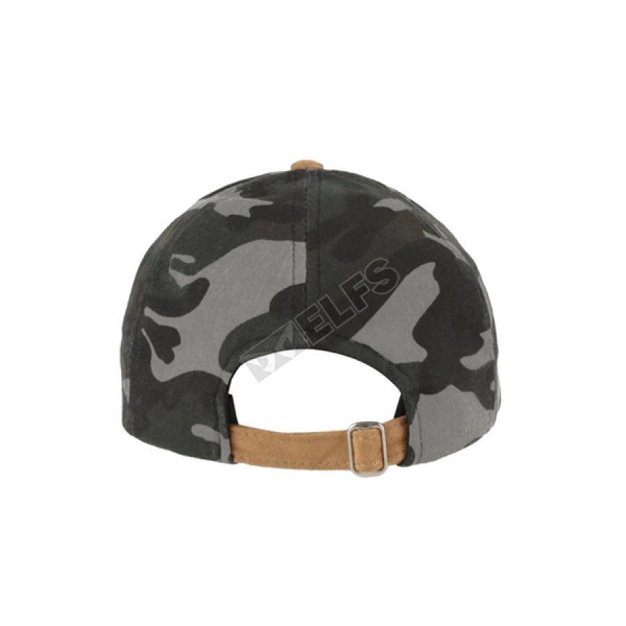 BASEBALL MOTIF Topi Baseball Twill Suede Army Abu Muda 3 to3_twill_suede_army_am_02