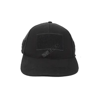 TOPI KOMANDO Topi Velcro Tactical Cap Ripstop Polos Hitam 2 to3_velcro_hx_1_copy