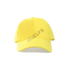 BASEBALL POLOS TWILL Topi Unisex Baseball Polos Canvas Swiding Rel Kuning Tua