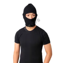 KUPLUK Balaclava Rajut Ninja Hitam