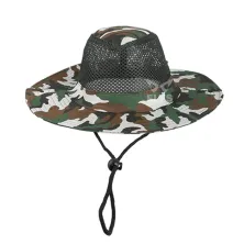 TOPI RIMBA / MANCING Topi Rimba Besar Ripstop Jala Army Hijau Tua