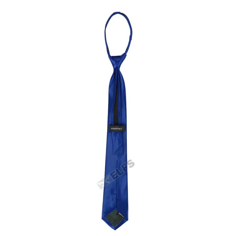 DASI INSTANT Dasi Sedang Resleting Simple Kilap Biru Tua 2 toko_online_elfs_shop_dasi_sedang_resleting_simple_kilap_biru_tua_bt_1_copy