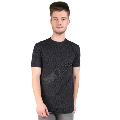 KAOS MOTIF Kaos Pria Katun Tshirt Oneck Fashion Longfit Motif Hitam 1 toko_online_elfs_shop_kaos_pria_lengan_pendek_tshirt_katun_oneck_fashion_longfit_motif_hitam_hx_0