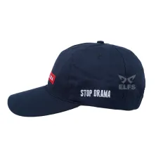 BASEBALL TALI PANJANG Unisex Topi Baseball Basic Twill Panjang Stop Drama Biru Dongker