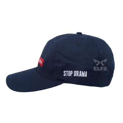 BASEBALL TALI PANJANG Unisex Topi Baseball Basic Twill Panjang Stop Drama Biru Dongker 2 toko_online_elfs_shop_unisex_topi_baseball_basic_twill_panjang_stop_drama_biru_dongker_bd_1_copy