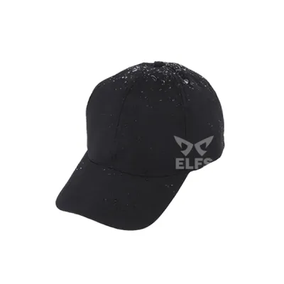 BASEBALL POLOS BAHAN LAINNYA Unisex Topi Baseball Waterproof Hitam 4 toko_online_elfs_shop_unisex_topi_baseball_waterproof_hitam_hx_3_copy