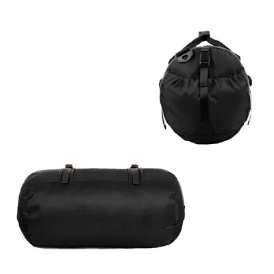 TRAVEL BAG Tas Duffle Lipat Anti Air Foldable Water Resistant Travel Bag ZD05 Hitam 2 travel_bag_keeve_35l_black_1_copy