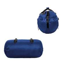 TRAVEL BAG Tas Duffle Lipat Anti Air Foldable Water Resistant Travel Bag ZD05 Biru Tua