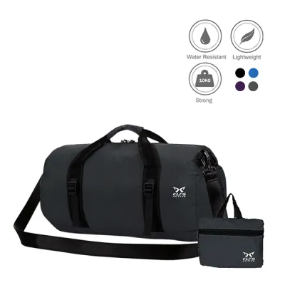 TRAVEL BAG Tas Duffle Lipat Anti Air Foldable Water Resistant Travel Bag ZD05 Abu Tua 1 travel_bag_keeve_35l_gray_0_copy