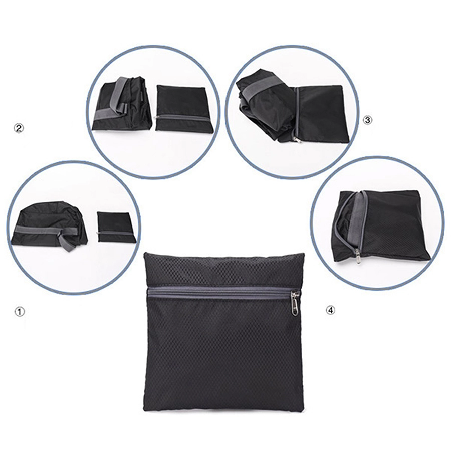 TRAVEL BAG Tas Travel Luggage Bag Foldable Water Resistant 35L 016 Hitam 5 travel_bag_steve_35l_black_4