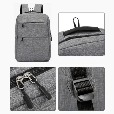 TAS RANSEL Buy 1 Get 2 Elfs Tas Ransel 3 in 1 Set Anti Air USB Charger Waterproof Backpack Sling bag & Pouch Abu Muda 6 trim_backpack_paket_3_usb_am5