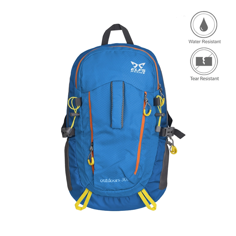 TAS GUNUNG Tas Ransel Gunung Carrier 30L Tenteng Water Resistant Hiking Bag 3D Mesh Biru Tua 3 trim_gunung_elfs_30l_tenteng_bt0