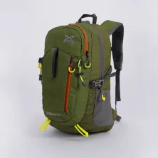 TAS GUNUNG Tas Ransel Gunung Carrier 30L Tenteng Water Resistant Hiking Bag 3D Mesh Hijau Army