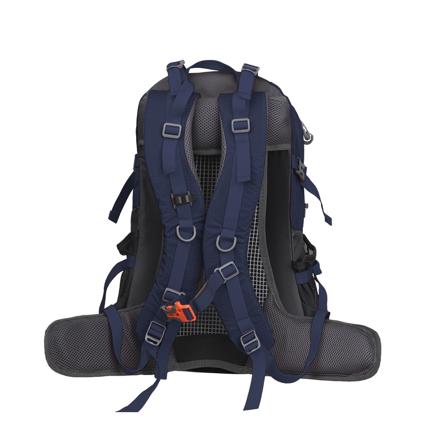 TAS GUNUNG Tas Ransel Gunung Carrier 35L Backsupport Water Resistant Hiking Bag Free Raincover Biru Dongker 5 trim_gunung_elfs_35l_backsupport_bd2