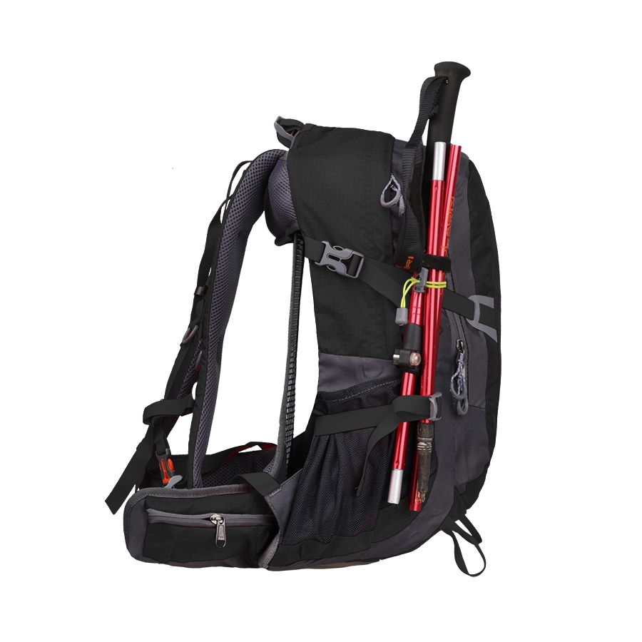 TAS GUNUNG Tas Ransel Gunung Carrier 35L Backsupport Water Resistant Hiking Bag Free Raincover Hitam 4 trim_gunung_elfs_35l_backsupport_hx1