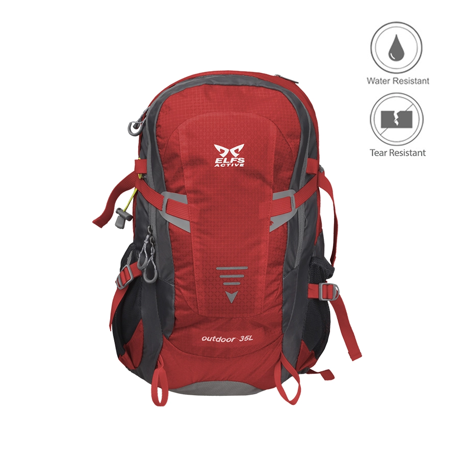 TAS GUNUNG Tas Ransel Gunung Carrier 35L Backsupport Water Resistant Hiking Bag Free Raincover Merah Cabe 3 trim_gunung_elfs_35l_backsupport_mc0