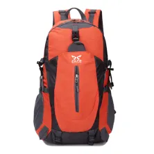 TAS GUNUNG TAS RANSEL GUNUNG CARRIER 40L SEMI WATER RESISTANT OUTDOOR HIKING BAG FK8607 ORANGE